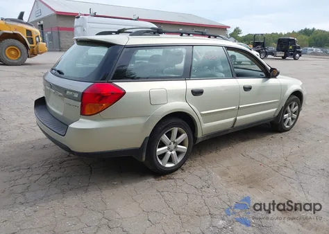2006 Subaru Outback 2.5I z USA, uszkodzony, nr VIN 4S4BP61C467311734